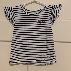 Carter’s High Low Flutter Sleeve Top